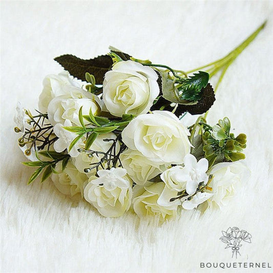 Roses Blanches Artificielles Blanche